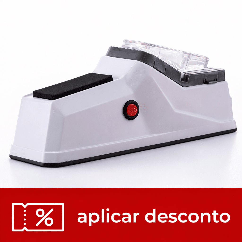 Afiador elétrico com chamada para consultar as condições da oferta